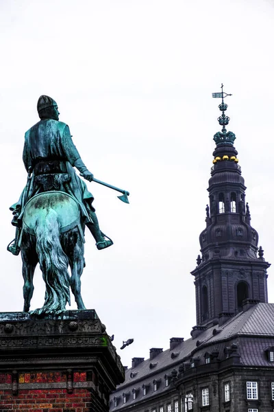 Statua Della Libertà Nel Centro Della Città Stoccolma Svezia — Foto Stock