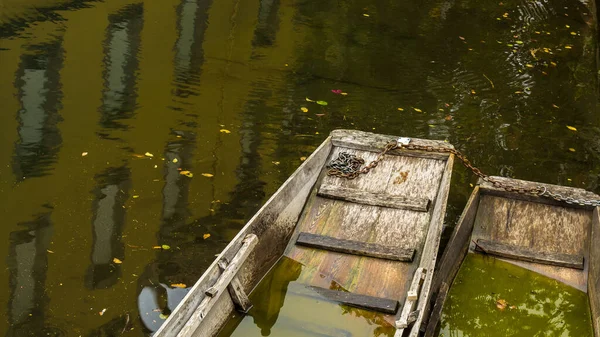 Viejo Puente Madera Río —  Fotos de Stock