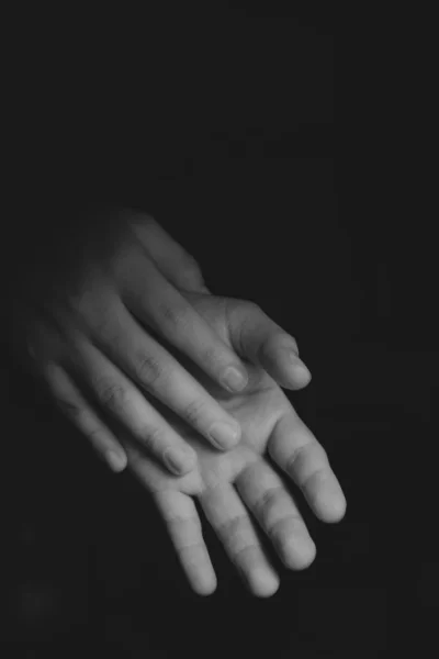 Zbliżenie Ręki Kobiecej Dłoni — Zdjęcie stockowe