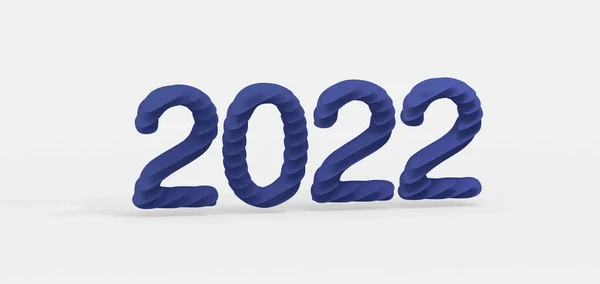 Nowy Rok 2020 Renderowanie — Zdjęcie stockowe