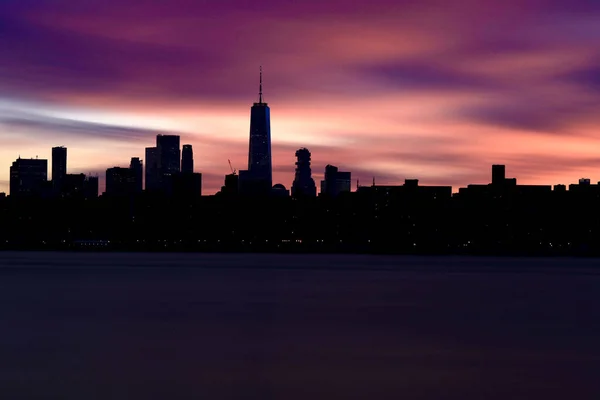 Sonnenuntergang Über Der Stadt — Stockfoto