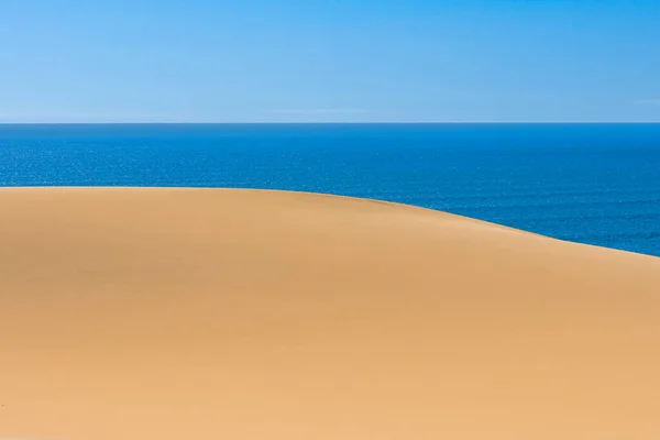 Красивий Пляж Блакитним Небом — стокове фото