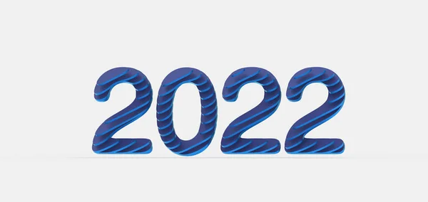 Szczęśliwego Nowego Roku 2020 Tekst Niebieskim Tle — Zdjęcie stockowe