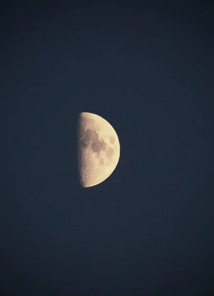 Lua Céu Noturno — Fotografia de Stock