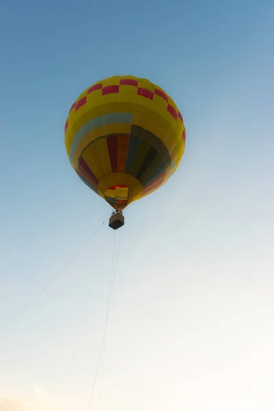 Balão Quente Voando Céu — Fotografia de Stock