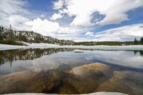 Bellissimo Paesaggio Con Lago Montagne — Foto Stock