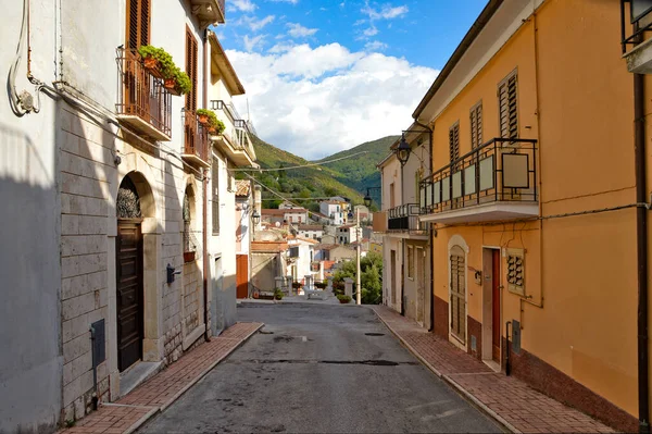 Ruas Bonitas Cidade Velha Aldeia Espanhola — Fotografia de Stock