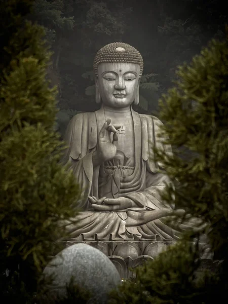 Socha Buddhy Chrámu Thajska — Stock fotografie