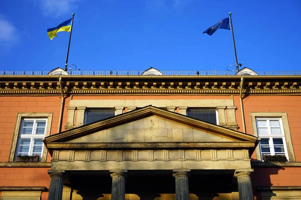 Het Oude Gebouw Stad Van Staat Van Hoofdstad Van Nederlanden — Stockfoto