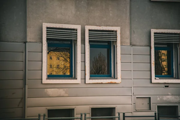 Вікно Вікнами Жалюзі — стокове фото