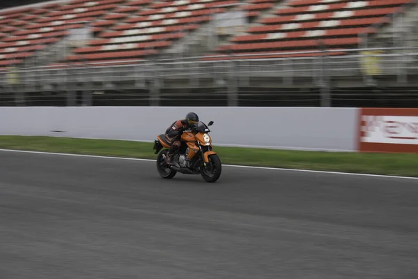 Motociclista Carretera —  Fotos de Stock