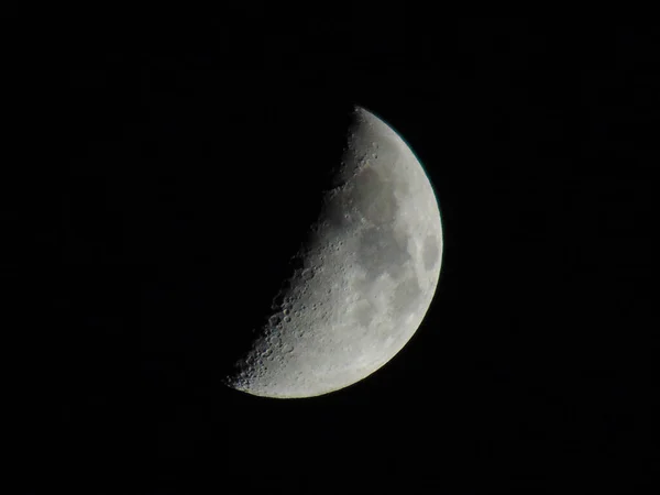 Måne Natthimlen — Stockfoto