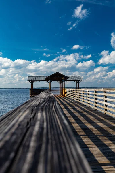 Muelle Madera Playa — Foto de Stock