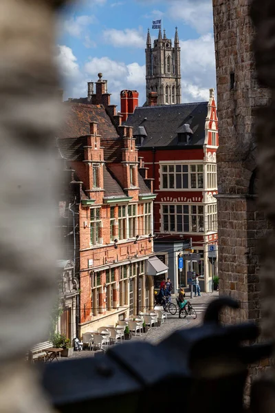 2018年7月14日 古老的城市 Belgium的Bruges — 图库照片