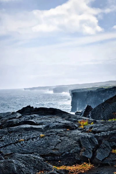 Vacker Utsikt Över Havet Kusten Natur Bakgrund — Stockfoto