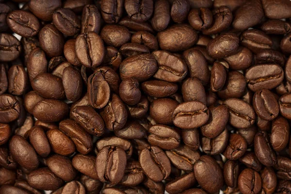 Roasted Coffee Beans Background — Stock Photo, Image