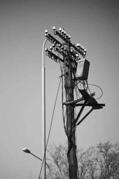 Television Antenna Background Sky — стоковое фото