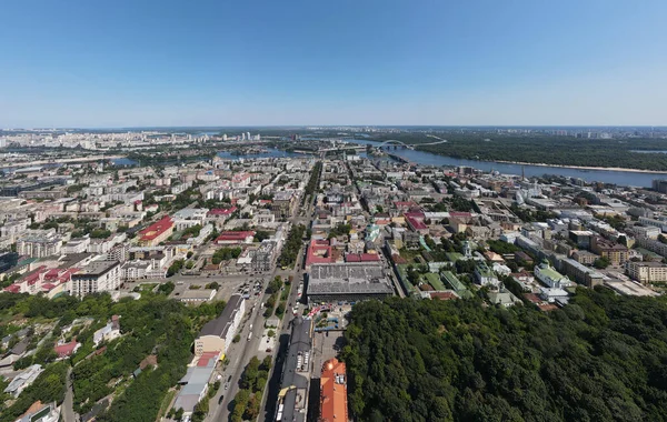 Luftaufnahme Der Stadt Reiseort Hintergrund — Stockfoto
