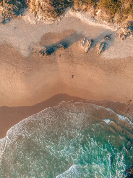 Повітряний Вид Морське Узбережжя Влітку — стокове фото