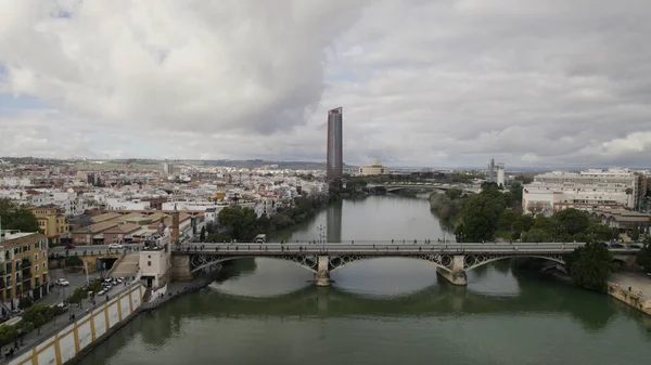 Visão Uma Ponte Sobre Paris Centro Cidade Capital França — Fotografia de Stock