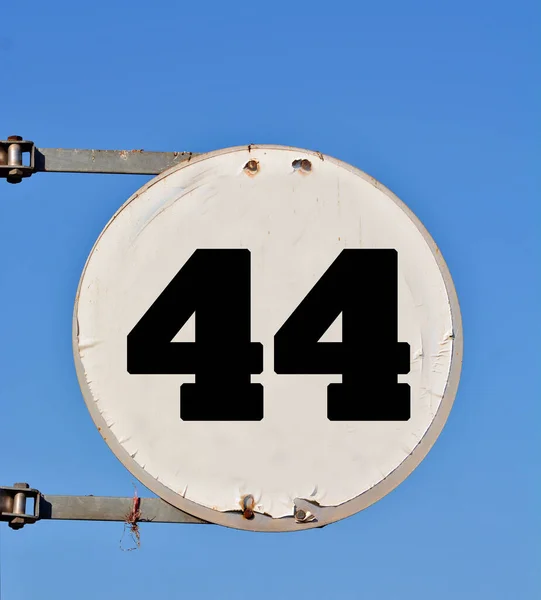 Nummer Hastighet Symbol För Bilen — Stockfoto