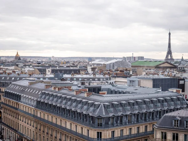 Paris Frankreich Juli 2017 Blick Auf Den Eiffelturm Zentrum Der — Stockfoto