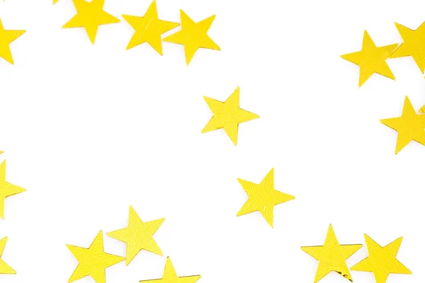 Wzór Gwiazdy Białym Tle — Zdjęcie stockowe