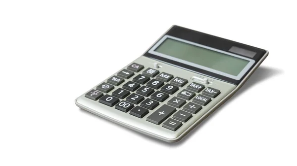 Calculator Isolerad Vit Bakgrund — Stockfoto