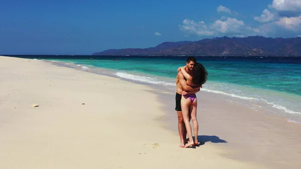 Couple Beach Summer — Stock Photo, Image