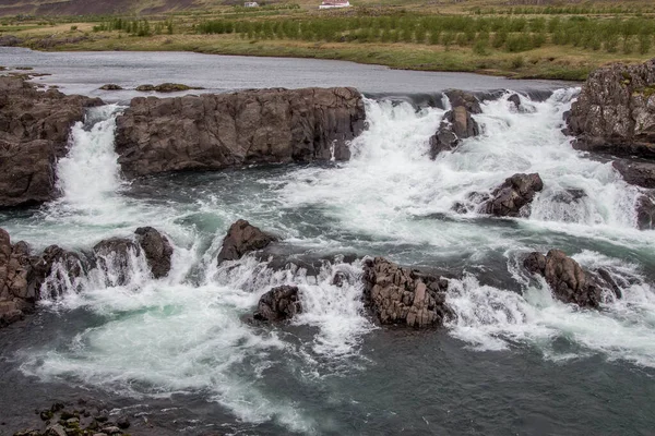 Hermosa Vista Del Río Las Montañas — Foto de Stock