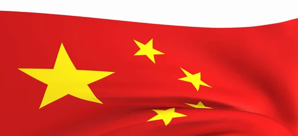 Vlag Van China Illustratie — Stockfoto