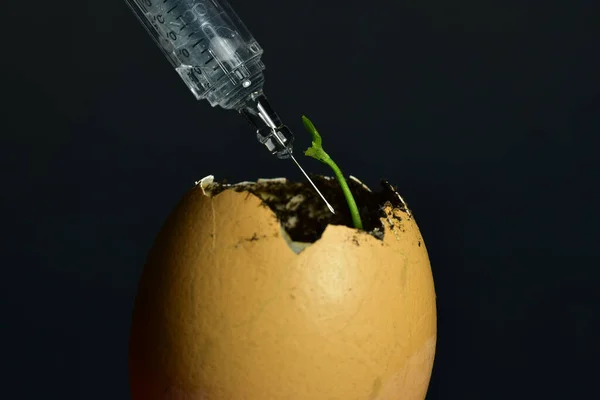 Tiro Close Uma Mão Segurando Copo Água Com Fundo Preto — Fotografia de Stock