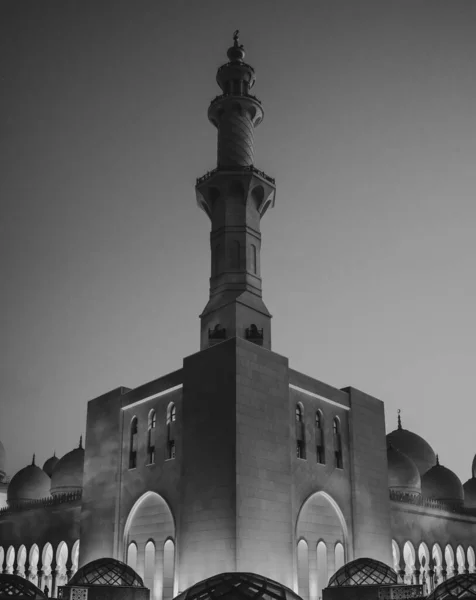 Mosquée Dans Ville Abu Dhabi Émirats Arabes Unis — Photo