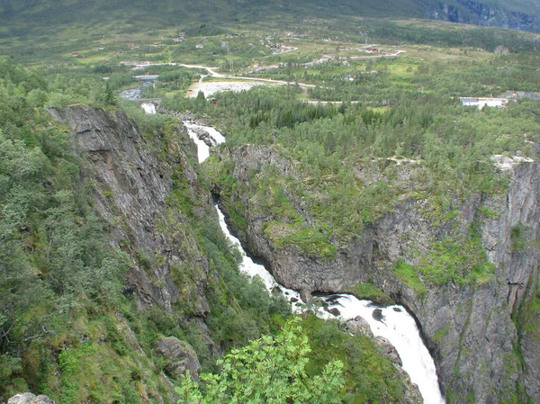 Schöne Aussicht Auf Den Fluss Den Bergen — Stockfoto