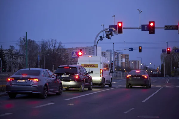 Ampel Der Stadt — Stockfoto