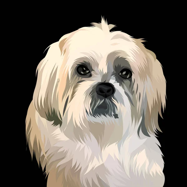 Vector Illustratie Van Schattige Hond — Stockfoto