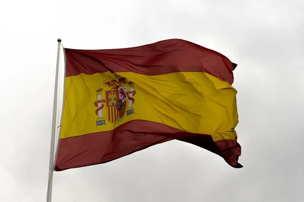 Spaniens Nationella Flagga — Stockfoto