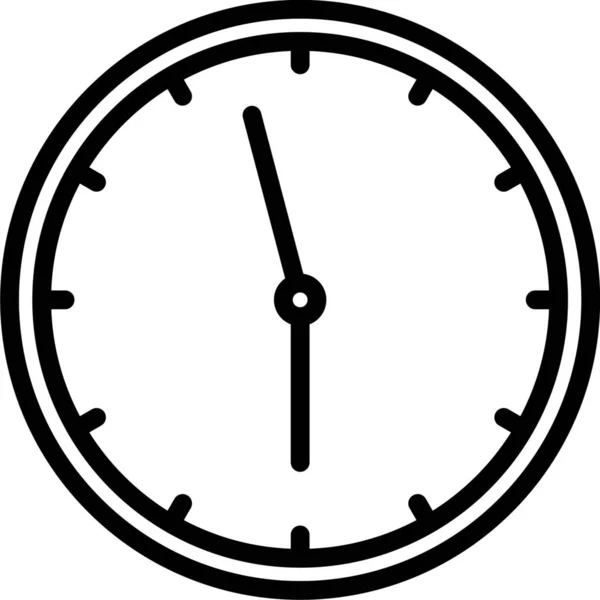 Reloj Icono Web Ilustración Simple —  Fotos de Stock