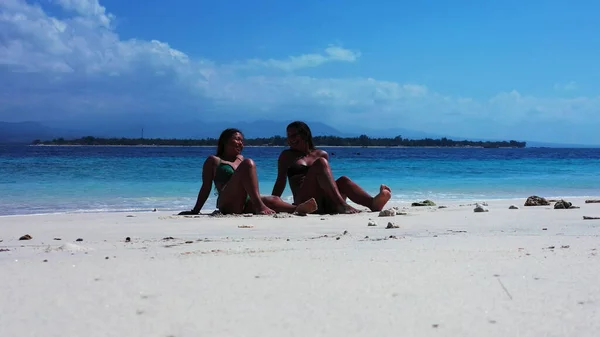 Schönes Junges Paar Strand — Stockfoto