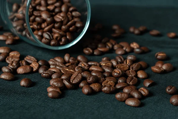 Kávébab Alapon — Stock Fotó