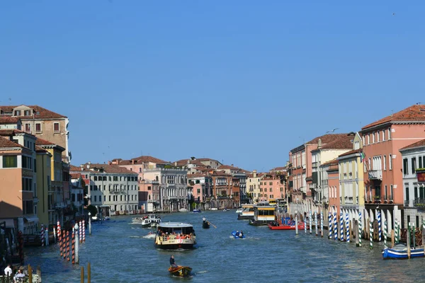 Venetië Augustus 2017 Uitzicht Het Grote Kanaal Stad Burano — Stockfoto