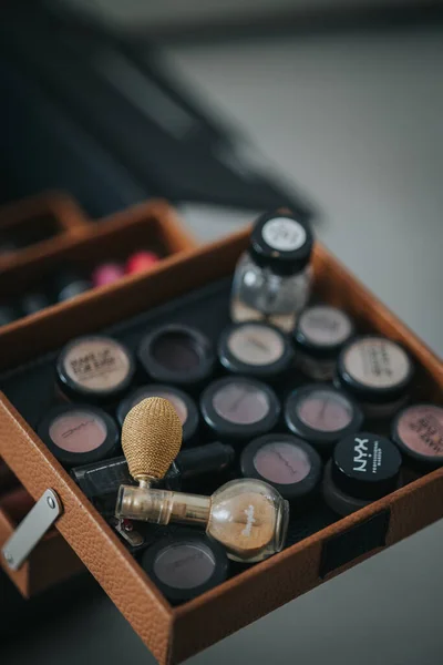 Cosméticos Maquillaje Caja — Foto de Stock
