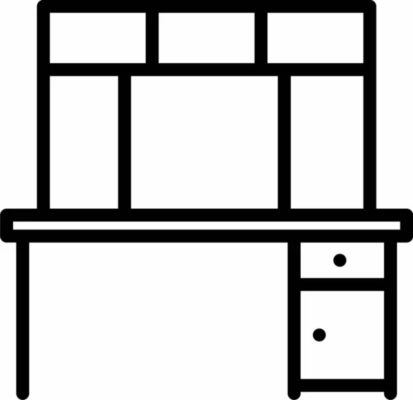 Muebles Icono Web Ilustración Simple — Foto de Stock