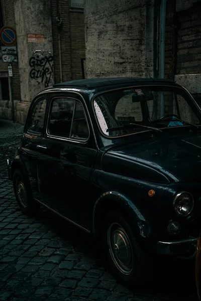 Old Car Parked City — Stock Photo, Image