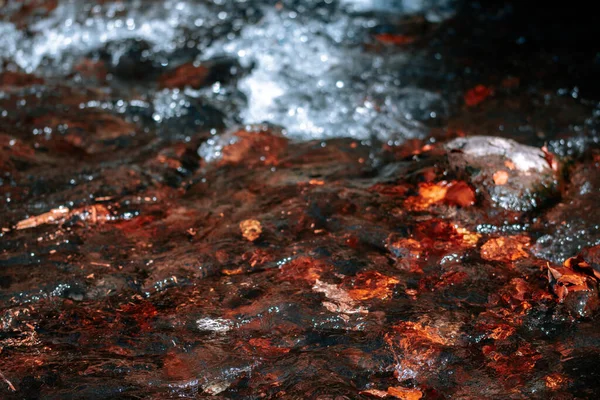 Zbliżenie Się Czerwonej Ciepłej Wody — Zdjęcie stockowe