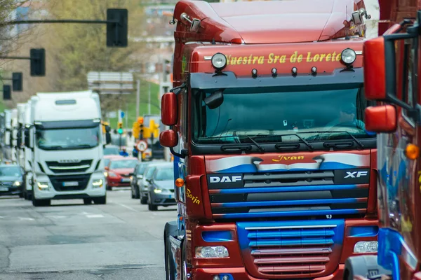 Lkw Der Stadt — Stockfoto