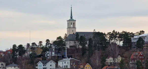 Kilátás Város Stockholm Svédországban — Stock Fotó