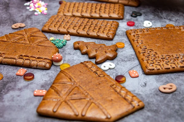 Chocolate Cookies Nuts Cinnamon — Stock Photo, Image