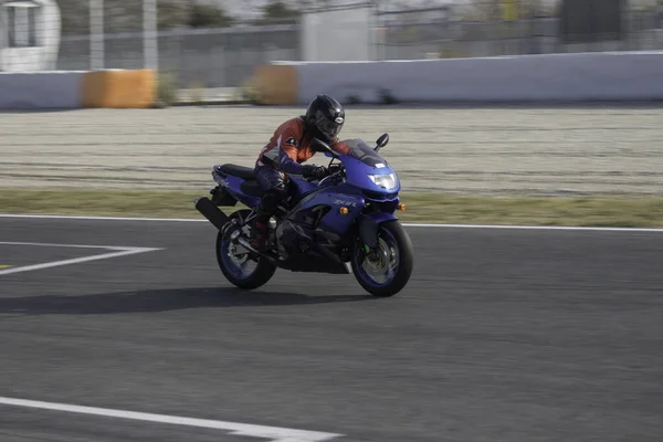 Motorrad Auf Der Straße — Stockfoto