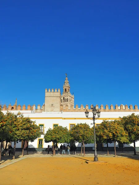 Barcelona España Circa Septiembre 2017 Catedral Del Palacio Real Sevilla — Foto de Stock